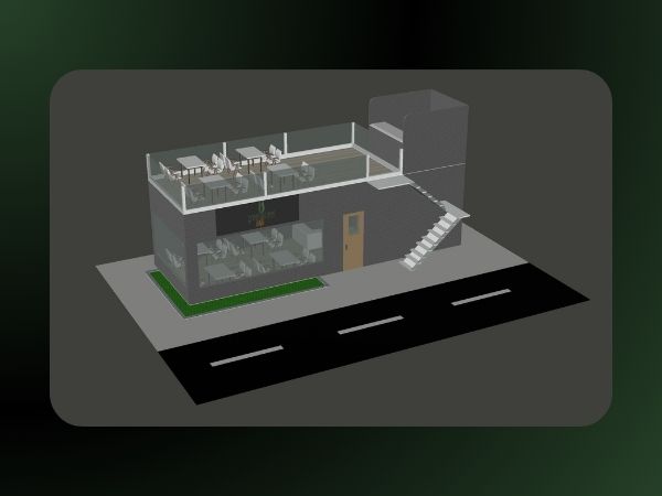 3D Restaurant Model